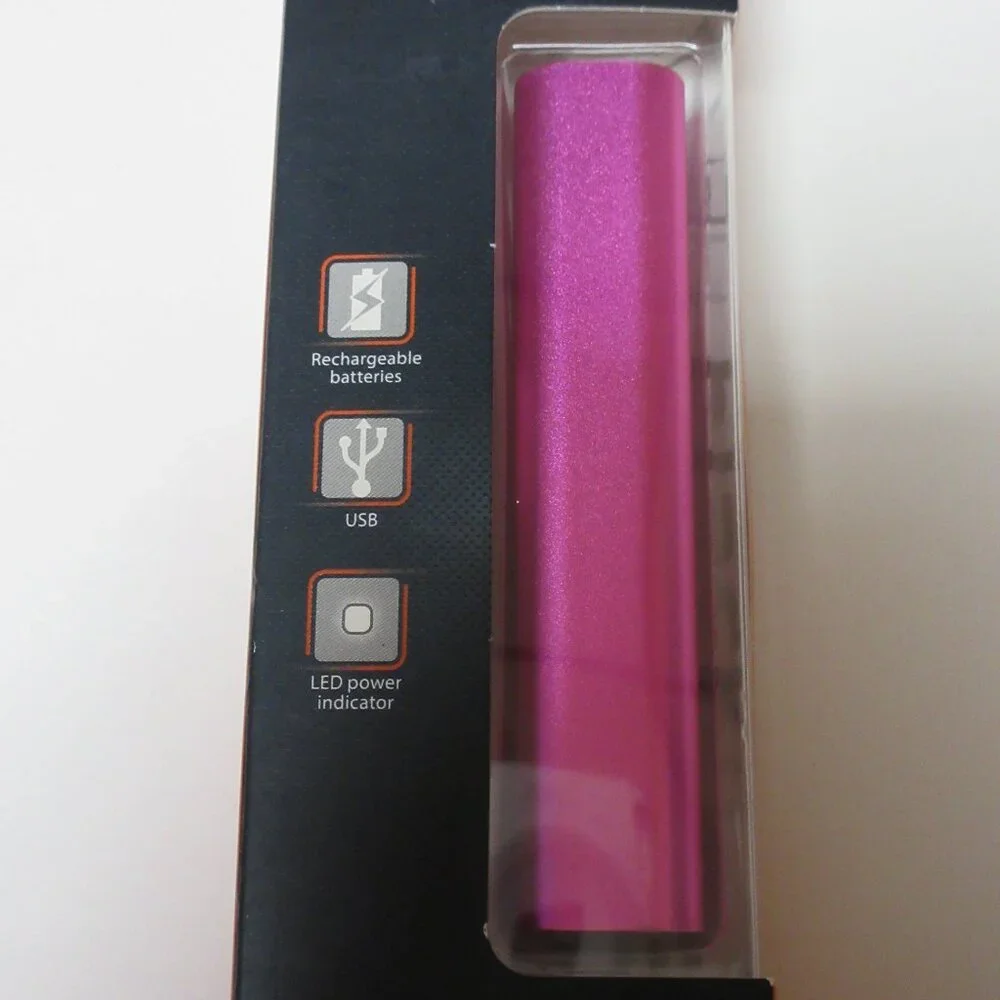 Blackweb Portable Charger 2600 mah 1 Amp PINK